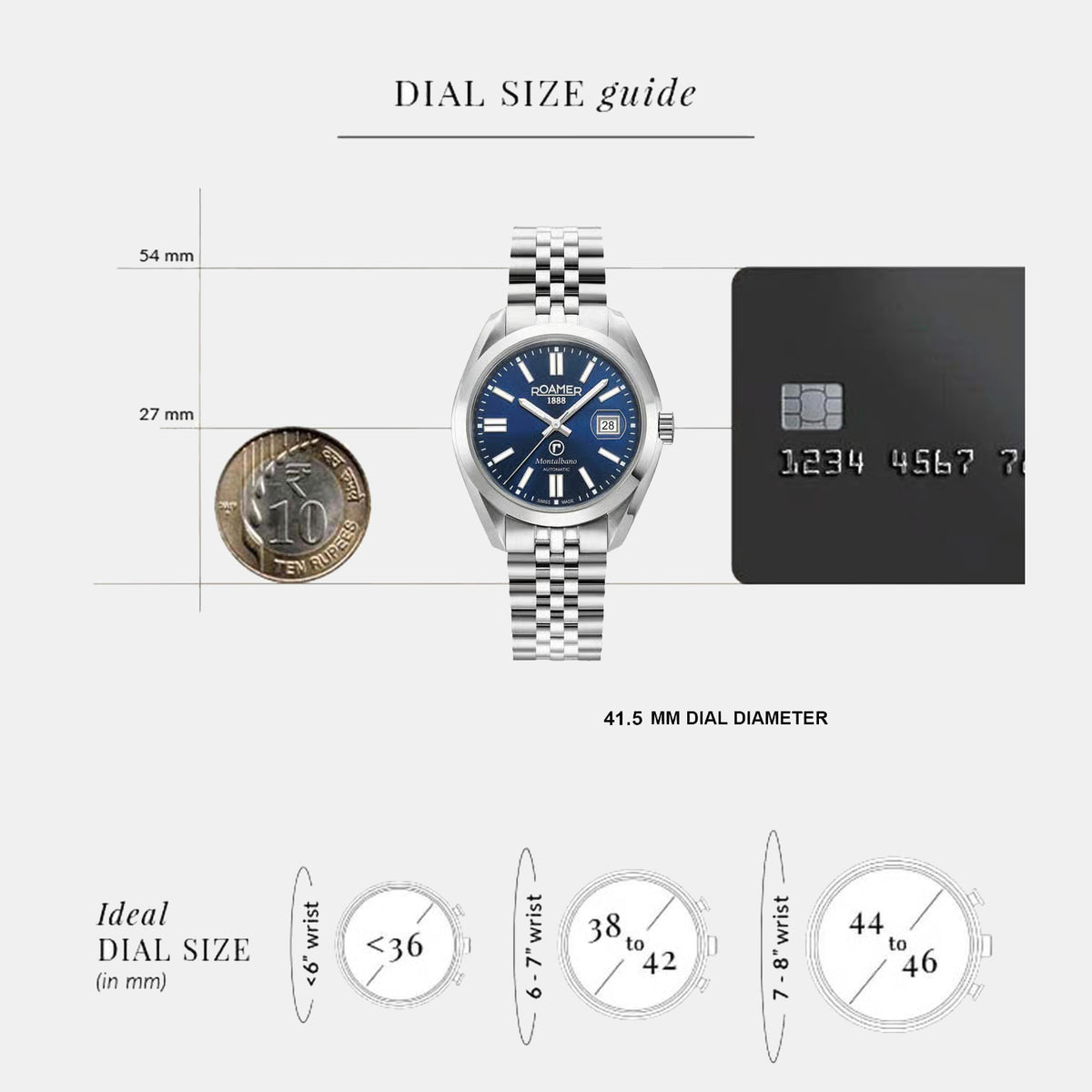 Montalbano Men Automatic Blue Dial Analog Stainless Steel Watch 996983 41 45 20