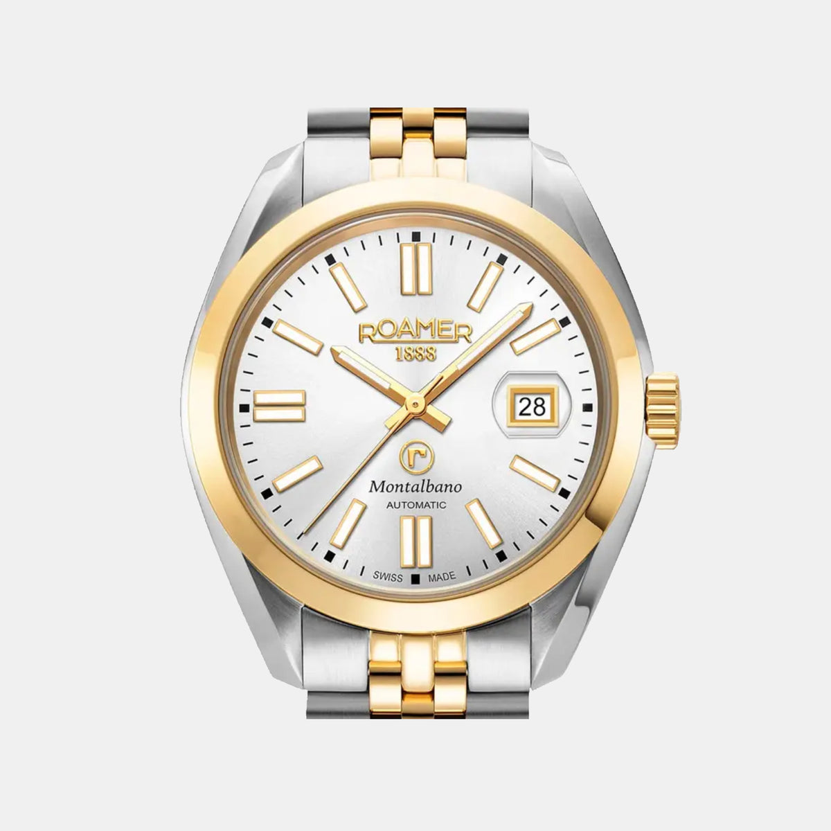 Montalbano Men Automatic Silver Dial Analog Stainless Steel Watch 996983 47 15 20