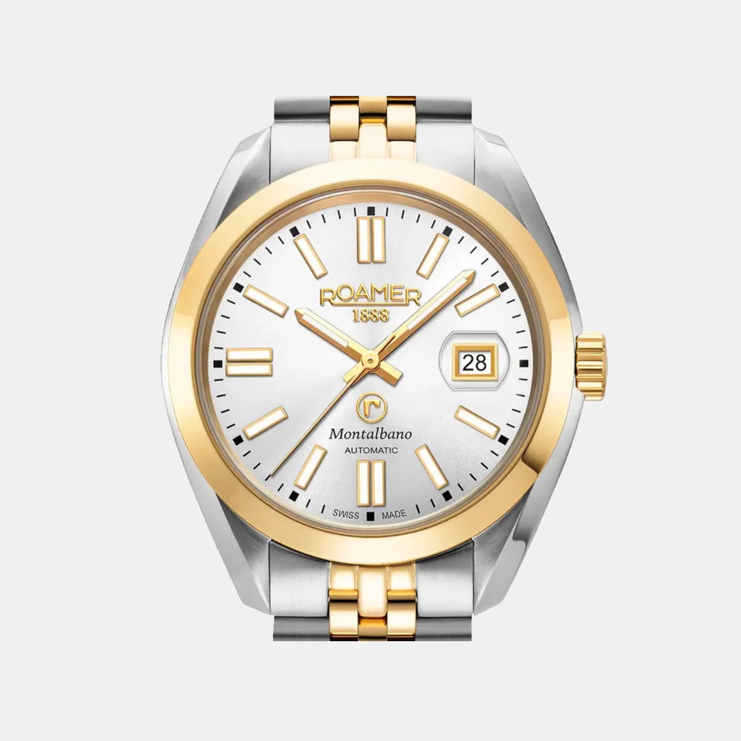 Montalbano Men Automatic Silver Dial Analog Stainless Steel Watch 996983 47 15 20