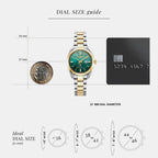 Montalbano Women Automatic Green Mother Of Pearl Dial Analog Stainless Steel Watch 996990 47 70 20