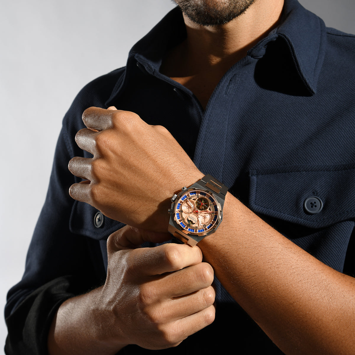 Britime Stainless Steel Round watch