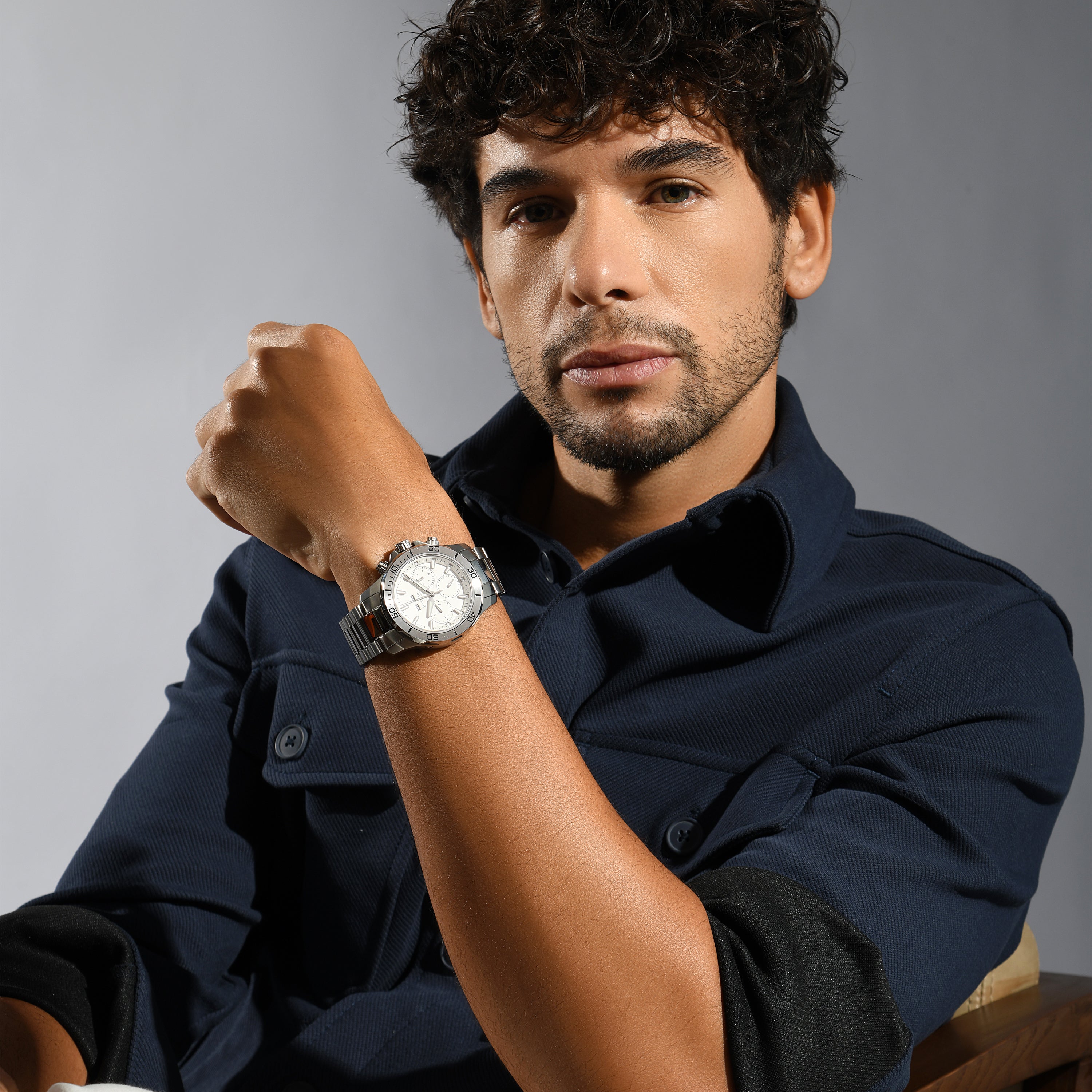 Britime Stainless Steel Round watch