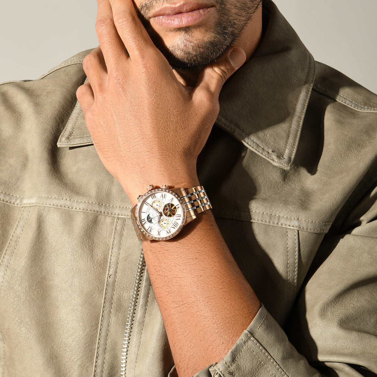 Britime Stainless Steel Round watch