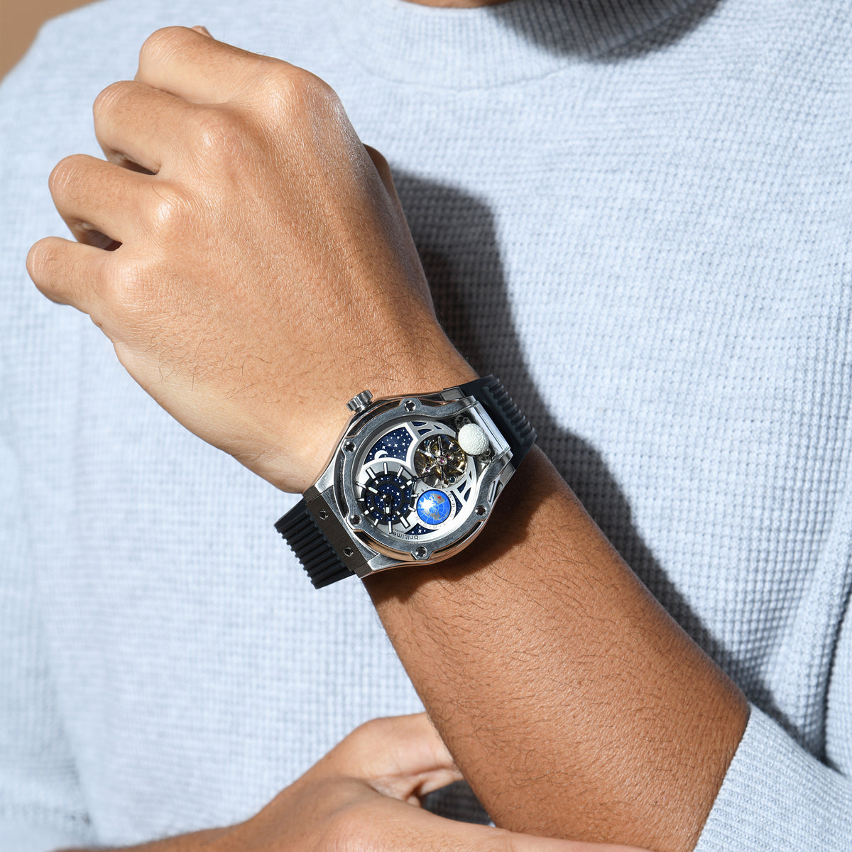 Britime Stainless Steel Round watch