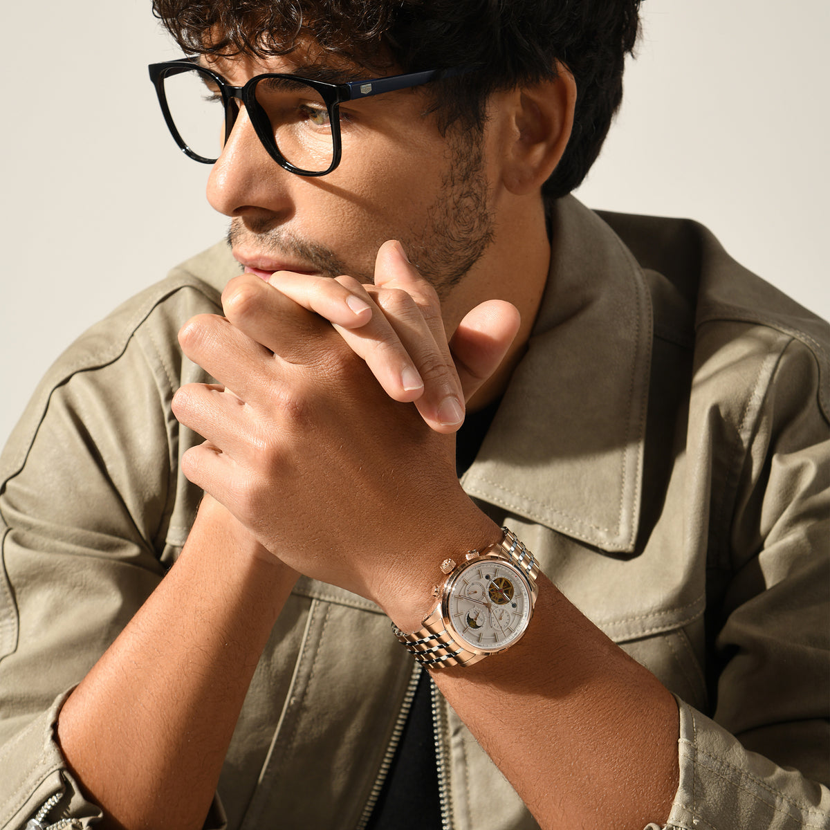 Britime Stainless Steel Round watch