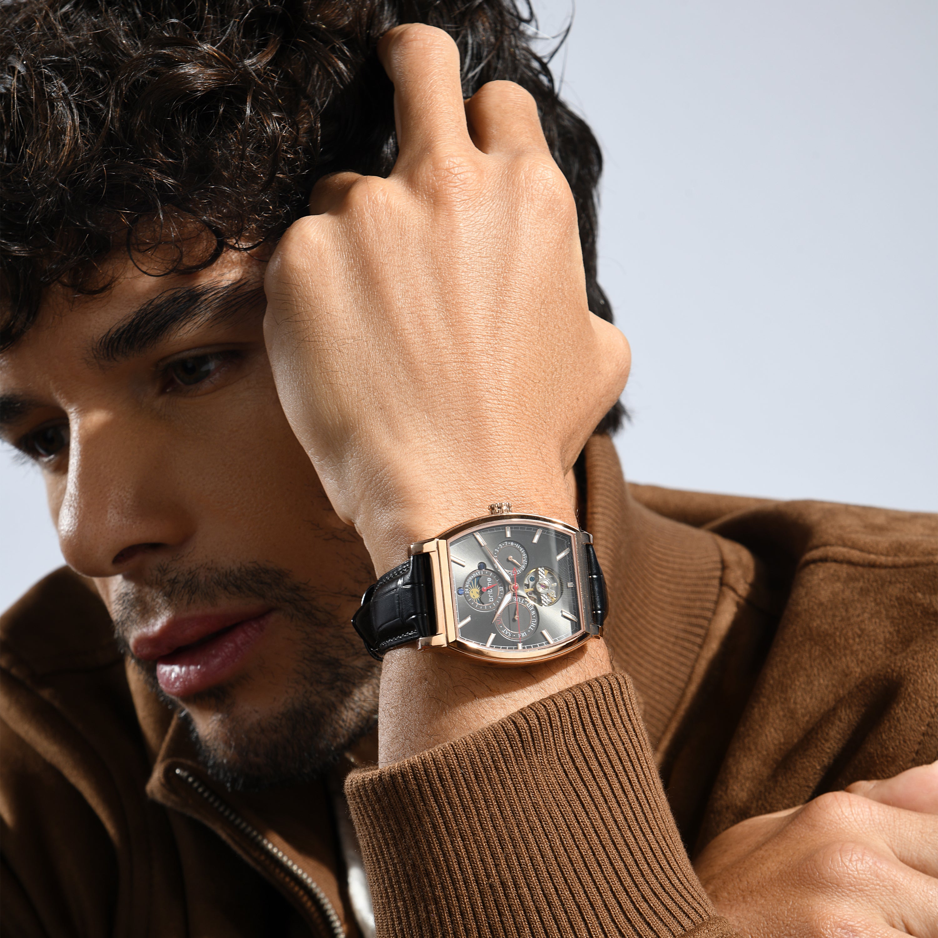 Britime Stainless Steel Square watch