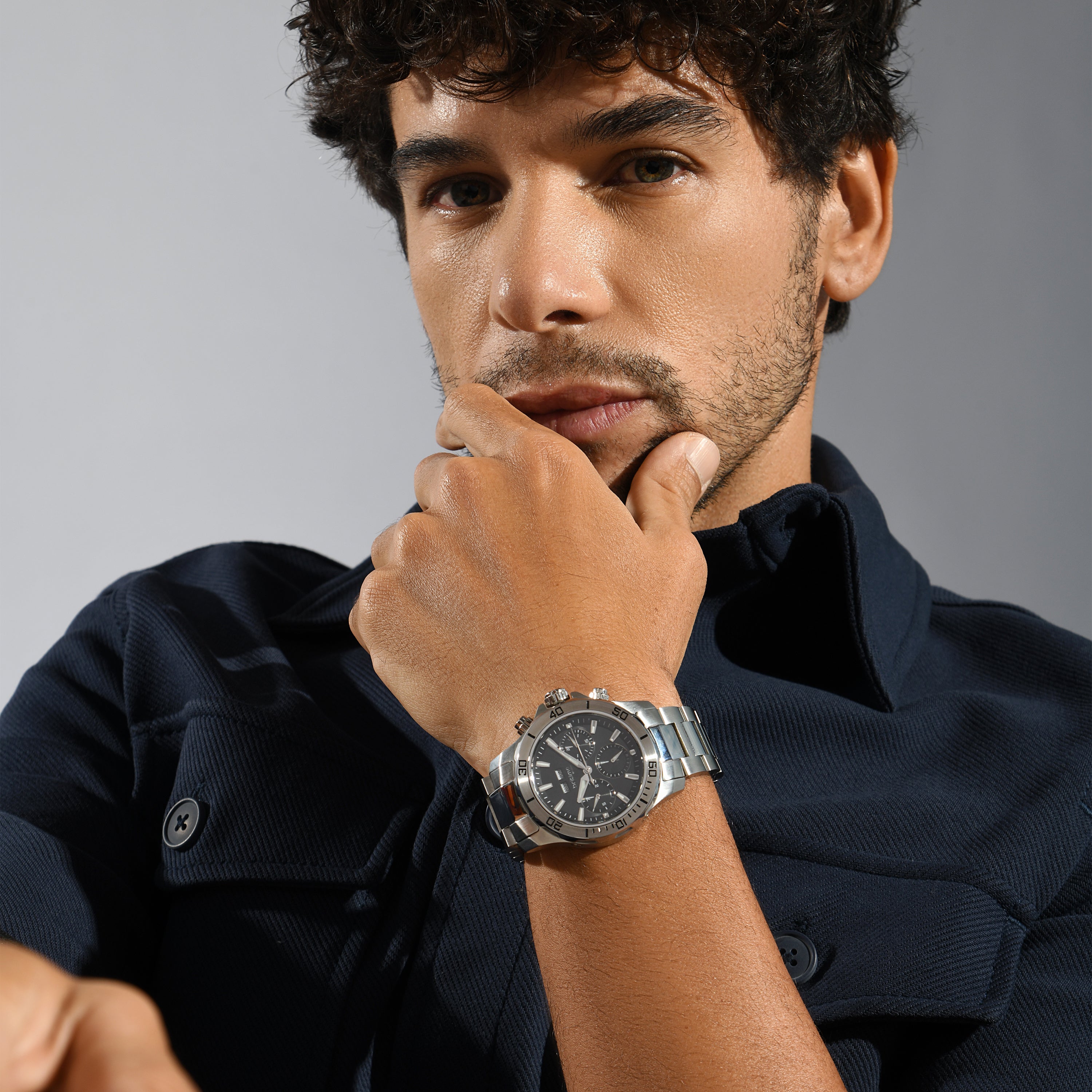 Britime Stainless Steel Round watch