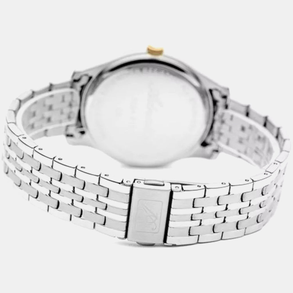 Men Quartz Champagne Dial Analog Stainless Steel Watch A1024.2111Q