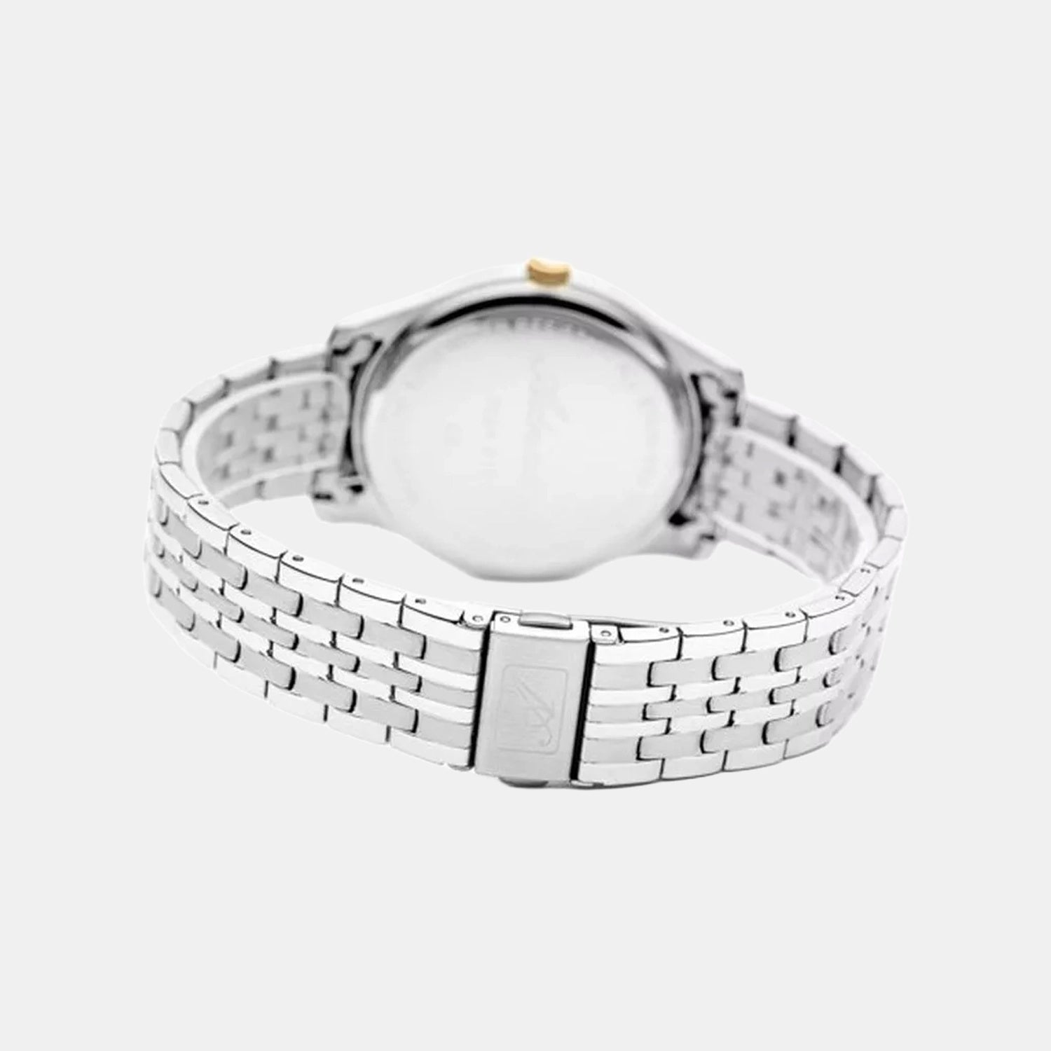 Men Quartz Champagne Dial Analog Stainless Steel Watch A1024.2111Q