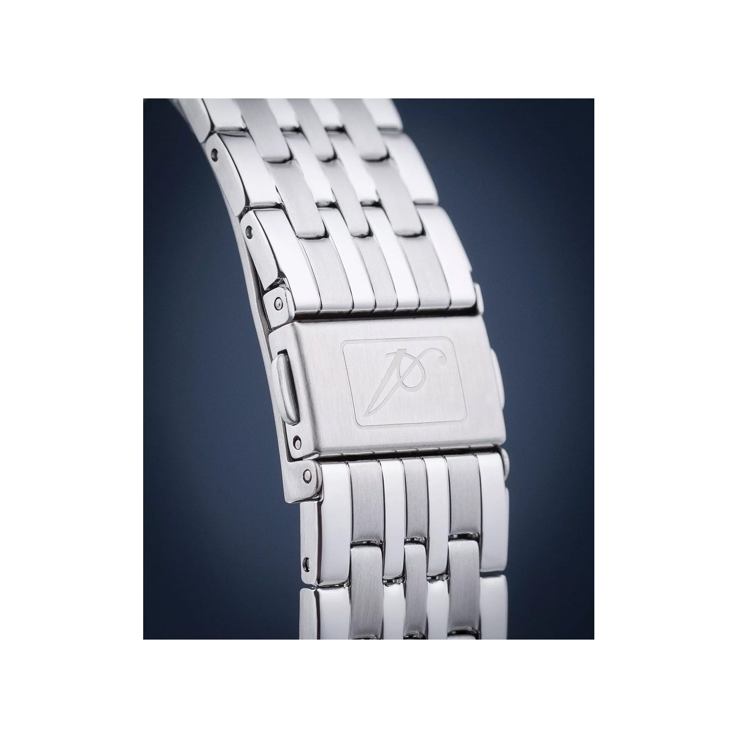 Men Quartz Silver Dial Analog Stainless Steel Watch A1024.R113Q