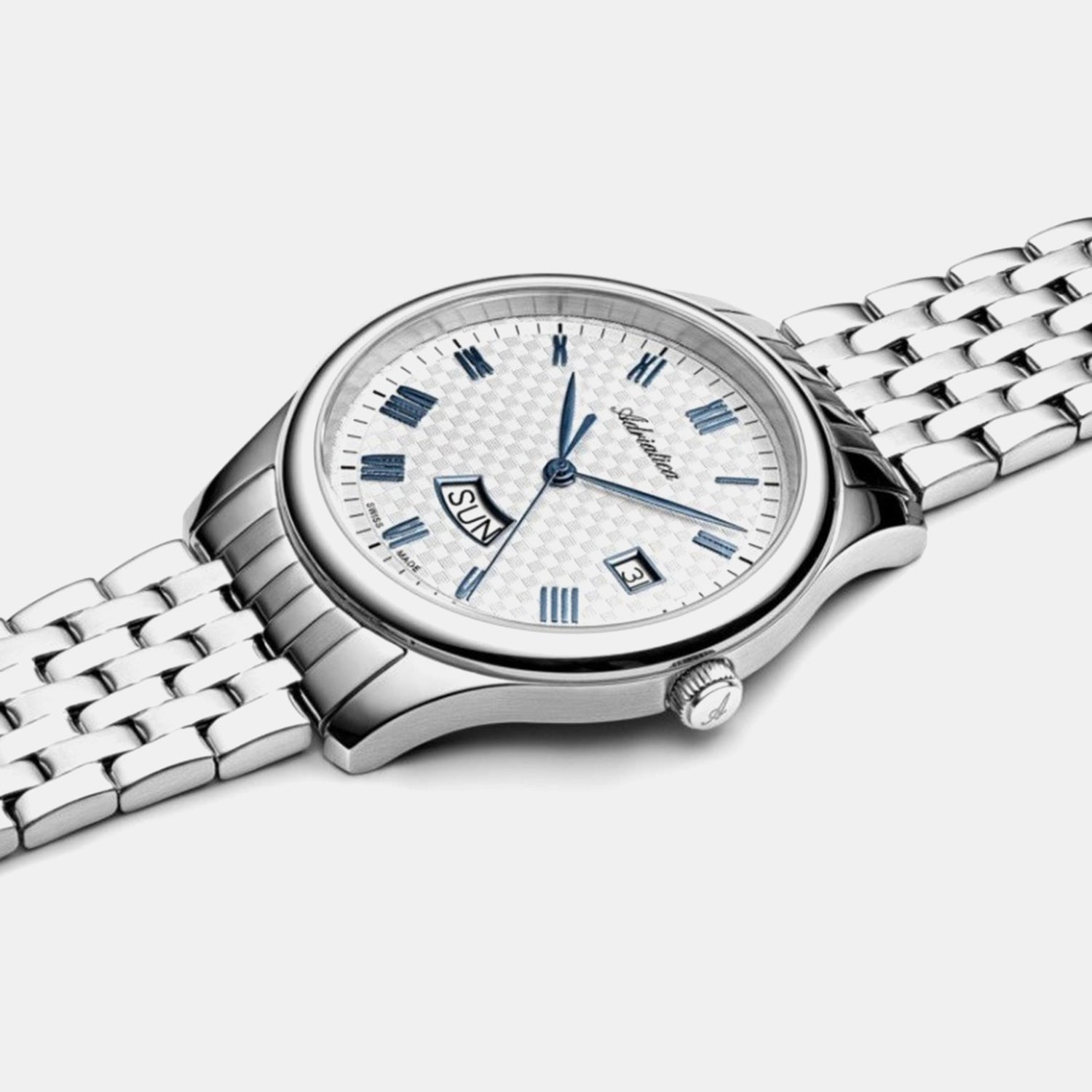 Premiere Men Quartz Silver Dial Analog Stainless Steel Watch A1025.51B3Q