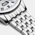 Premiere Men Quartz Silver Dial Analog Stainless Steel Watch A1025.51B3Q