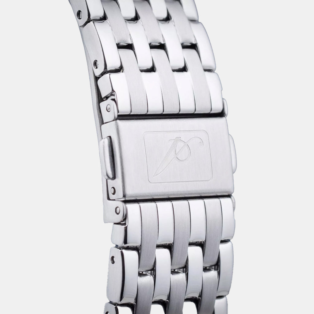 Men Quartz Silver Dial Analog Stainless Steel Watch A1025.R163Q