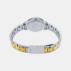 Enticer Women Quartz Gold Dial Analog Stainless Steel Watch A1045