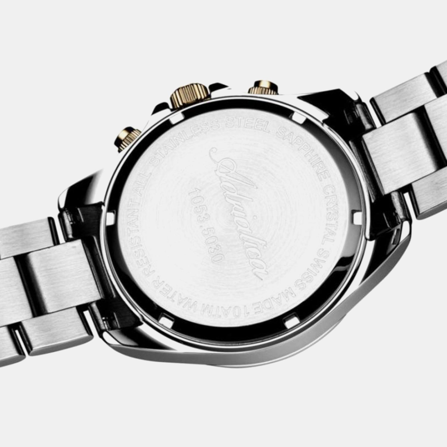 Men Quartz Black Dial Chronograph Stainless Steel Watch A1053.2114CH