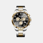 Men Quartz Black Dial Chronograph Stainless Steel Watch A1053.2114CH