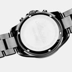Men Quartz Black Dial Chronograph Stainless Steel Watch A1053.S1R6CH