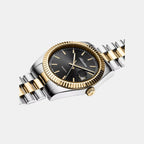 Men Quartz Gun Dial Analog Stainless Steel Watch A1090.2116Q