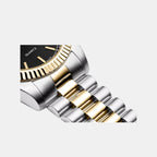 Men Quartz Gun Dial Analog Stainless Steel Watch A1090.2116Q