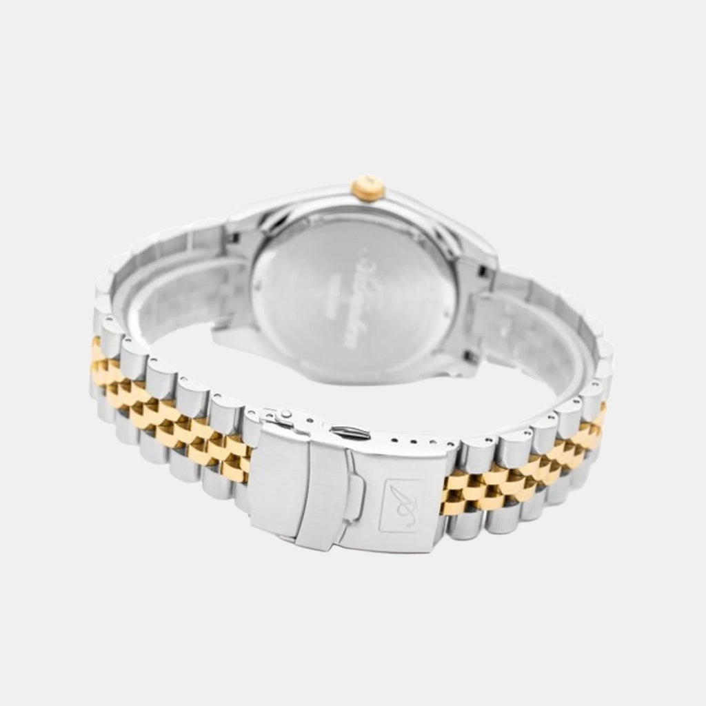 Men Quartz Gun Dial Analog Stainless Steel Watch A1090.2116Q