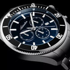 Men Quartz Blue Dial Chronograph Stainless Steel Watch A1139.S115CHN