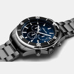 Men Quartz Blue Dial Chronograph Stainless Steel Watch A1139.S115CHN