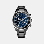 Men Quartz Blue Dial Chronograph Stainless Steel Watch A1139.S115CHN