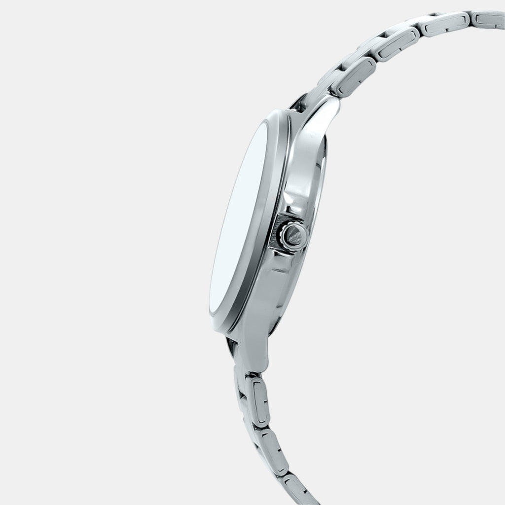 Enticer Women Quartz Blue Dial Analog Stainless Steel Watch A1147