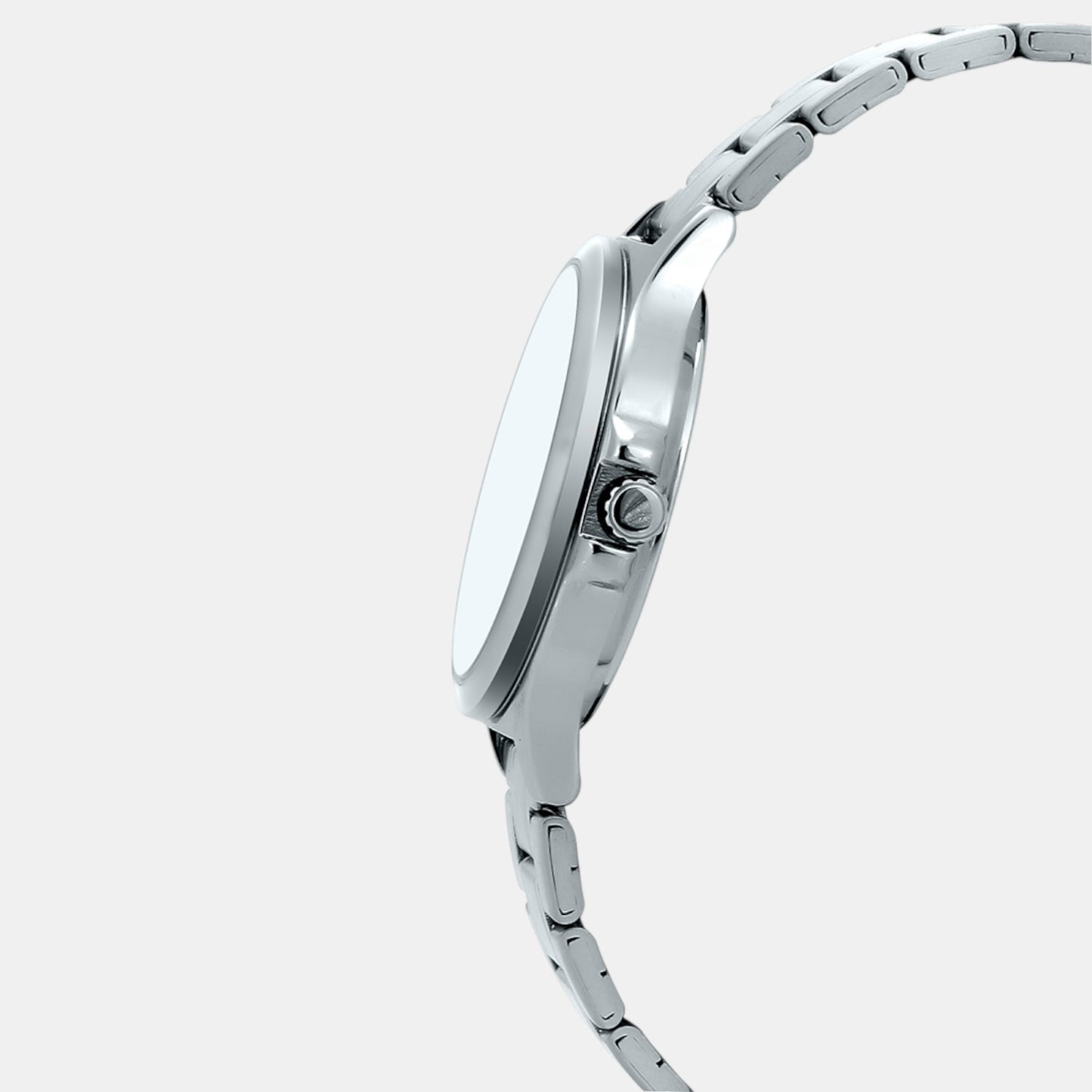 Enticer Women Quartz Blue Dial Analog Stainless Steel Watch A1147