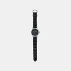 Enticer Women Quartz Black Dial Chronograph Leather Watch A1149