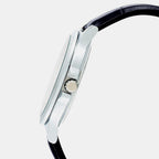 Enticer Men Quartz Black Dial Multi-Function Leather Watch A1176