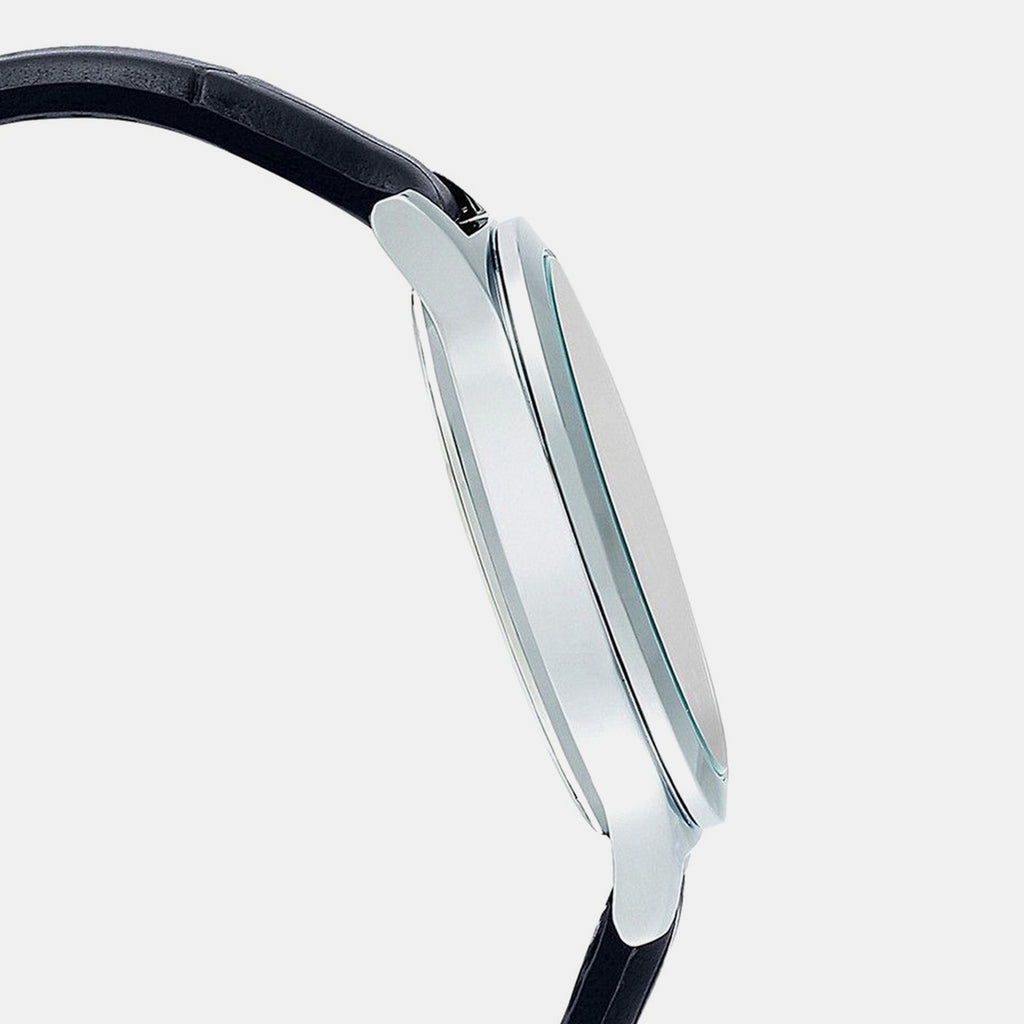 Enticer Men Quartz Black Dial Multi-Function Leather Watch A1176