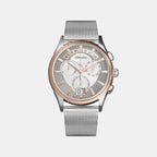 Passion Men Quartz Silver Dial Chronograph Stainless Steel Watch A1193.R113CH