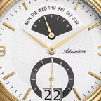 Portofino Men Quartz Silver Dial Analog Leather Watch A1194.1253QF