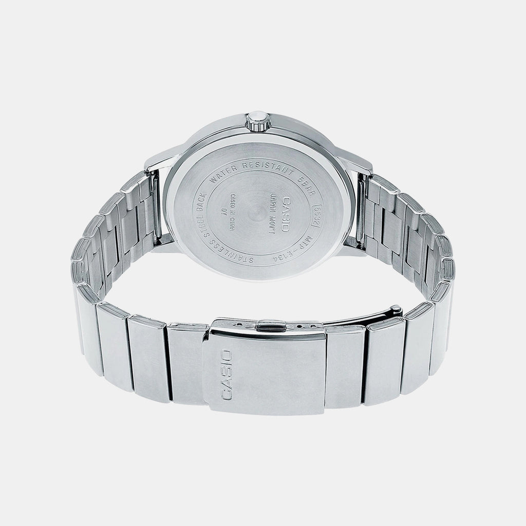Enticer Men Quartz Blue Dial Analog Stainless Steel Watch A1199