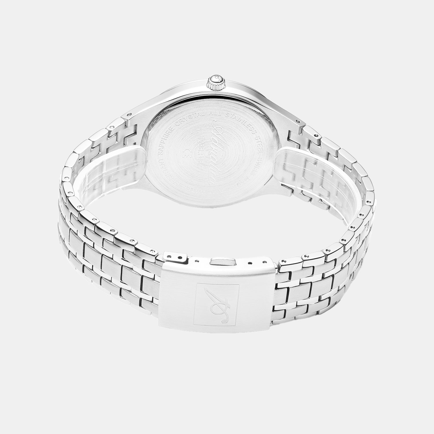 Men Quartz Silver Dial Analog Stainless Steel Watch A1236.5123Q