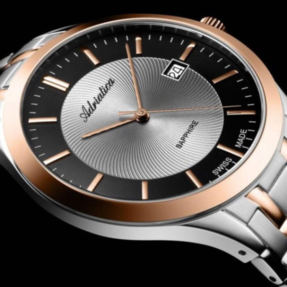 Men Quartz Grey Dial Analog Stainless Steel Watch A1236.R117Q