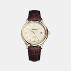 Premiere Men Quartz Champagne Dial Analog Leather Watch A1272.2221Q