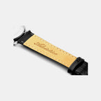 Pairs Men Quartz Silver Dial Analog Leather Watch A1277.5223Q