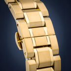 Pairs Men Quartz champagne Dial Analog Stainless Steel Watch A1290.1161Q