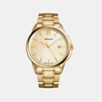 Pairs Men Quartz champagne Dial Analog Stainless Steel Watch A1290.1161Q