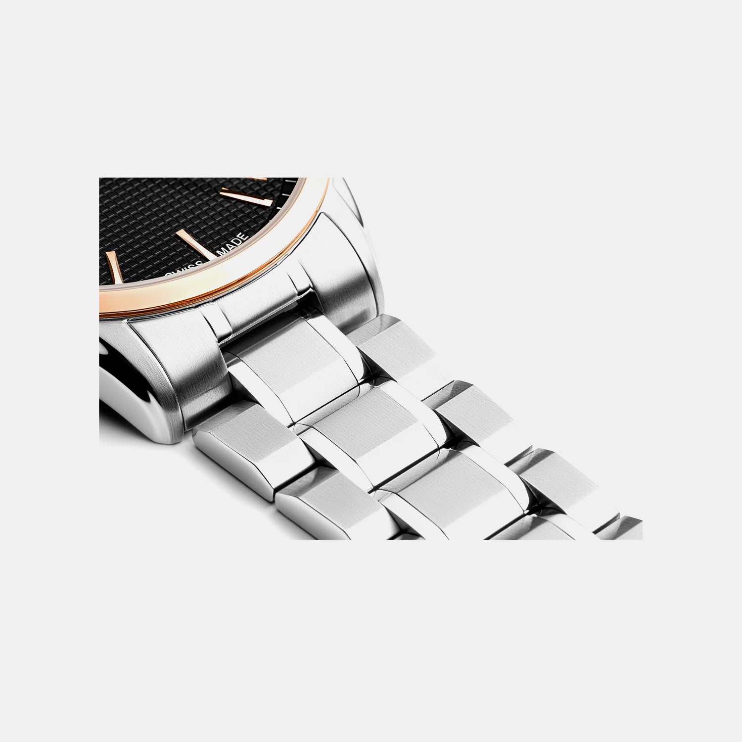 Pairs Men Quartz Gun Dial Analog Stainless Steel Watch A1290.R166Q