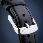 Pairs Men Quartz Blue Dial Analog Leather Watch A1294.5265Q