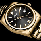 Pairs Men Quartz Grey Dial Analog Stainless Steel Watch A1298.1116Q