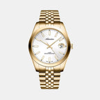 Pairs Men Quartz Silver Dial Analog Stainless Steel Watch A1299.1113Q