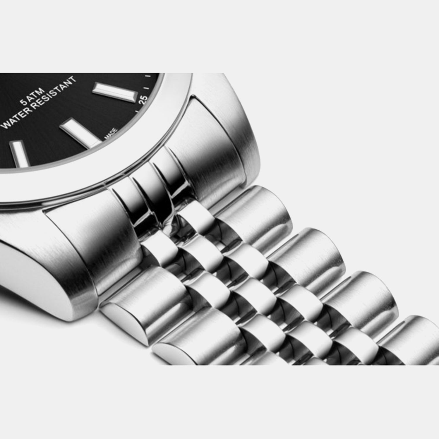 Men Quartz Black Dial Analog Stainless Steel Watch A1299.5114Q