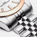 Men Quartz Silver Dial Analog Stainless Steel Watch A1299.R113Q