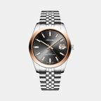 Adriatica Men Quartz Gun Dial Analog Stainless Steel Watch A1299.R117Q-1