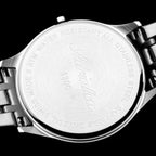 Pairs Men Quartz Black Dial Analog Stainless Steel Watch A1300.5114Q