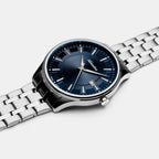 Men Quartz Blue Dial Analog Stainless Steel Watch A1300.5115Q